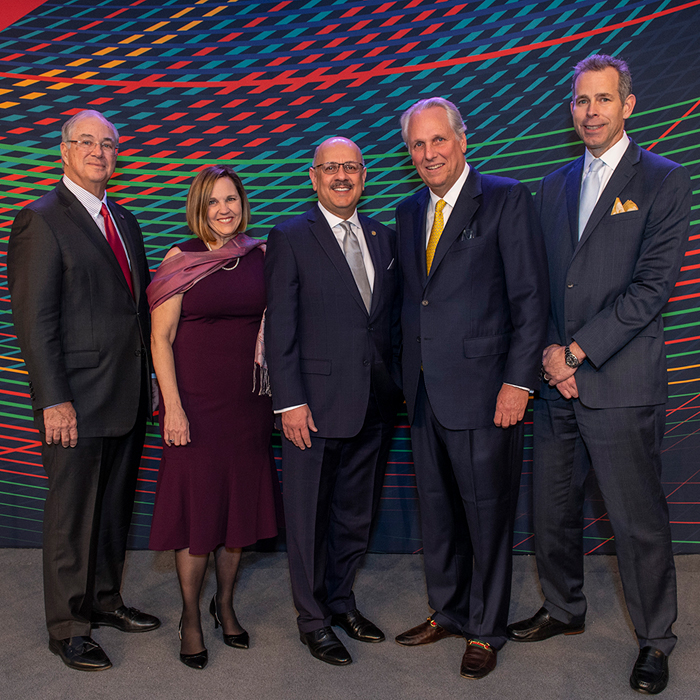 Allegheny trustees with CMU leadership