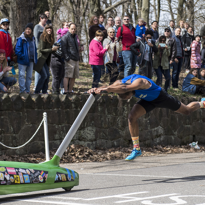 Buggy Pusher at Carnival