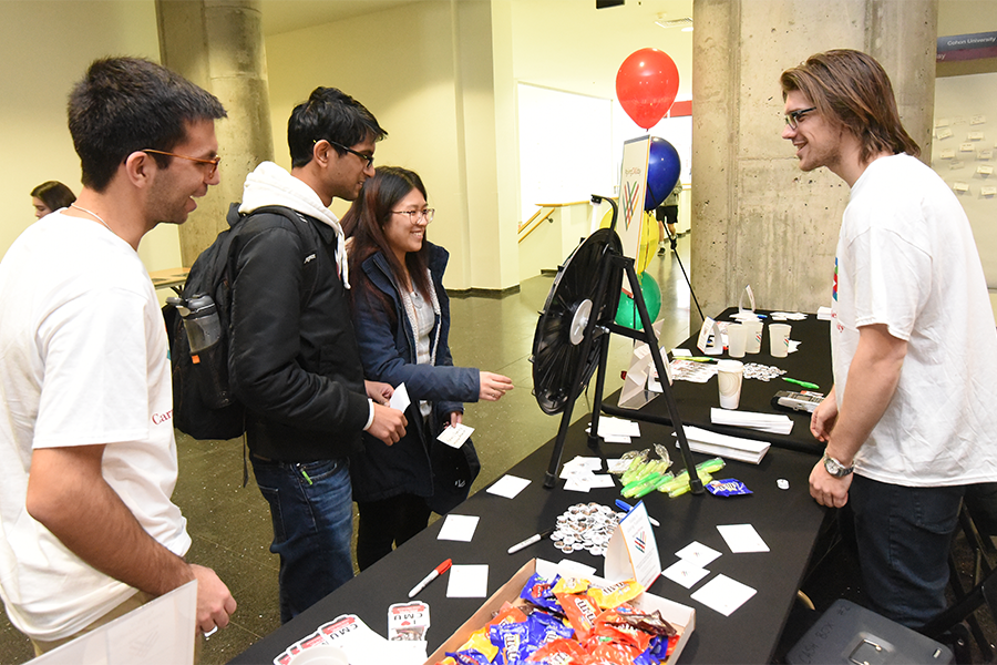 Students giving on #givingCMUday