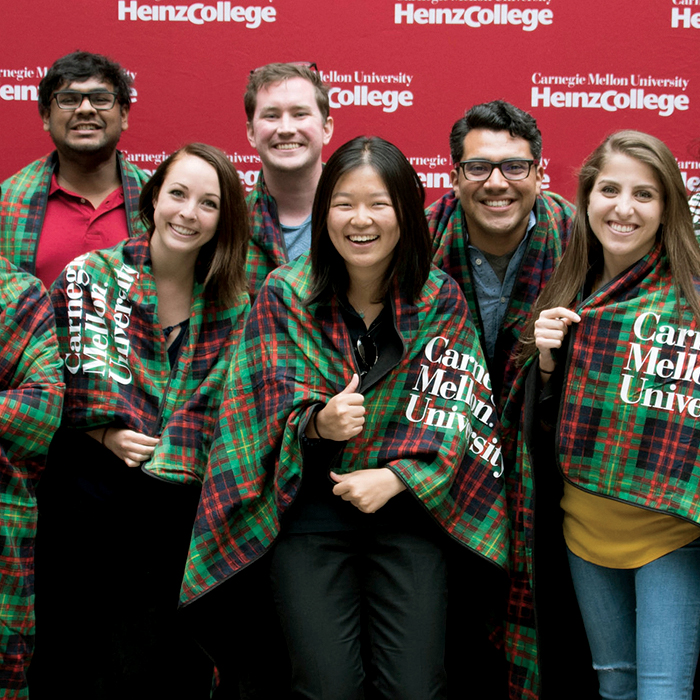 Heinz Students Standing Together