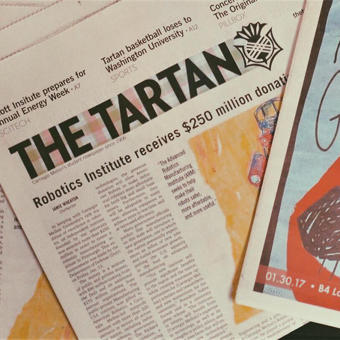 Photo of The Tartan newspaper