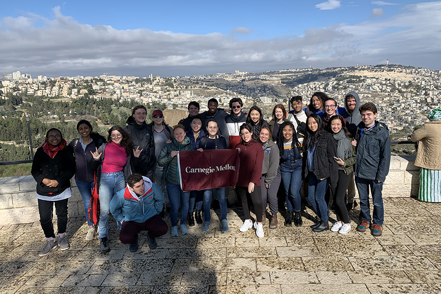 Photo of group traveling