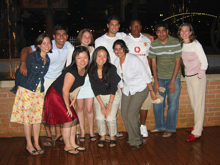 Jennifer and group of students