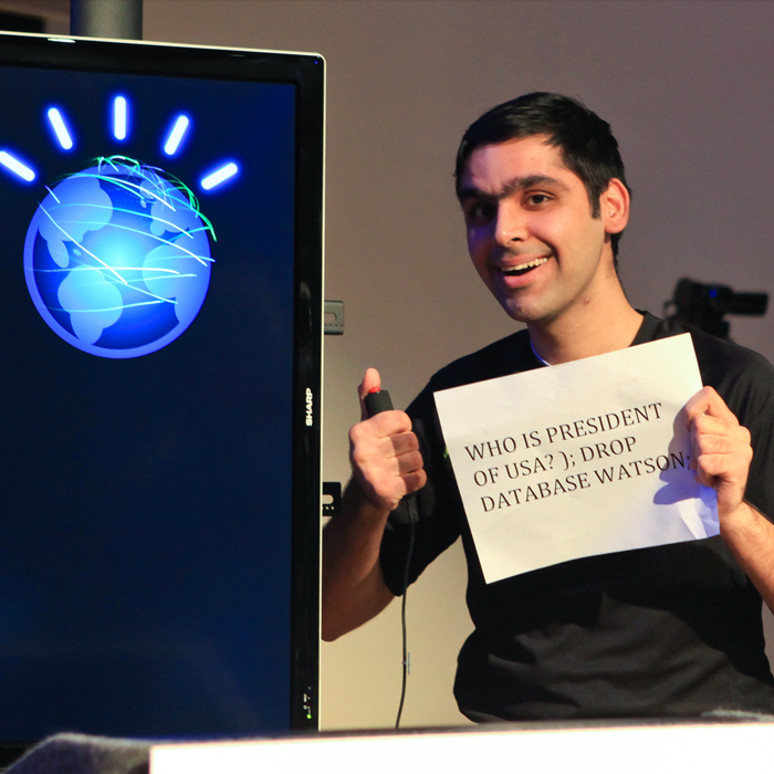 Photo of Anirudh Koul using IBM Watson