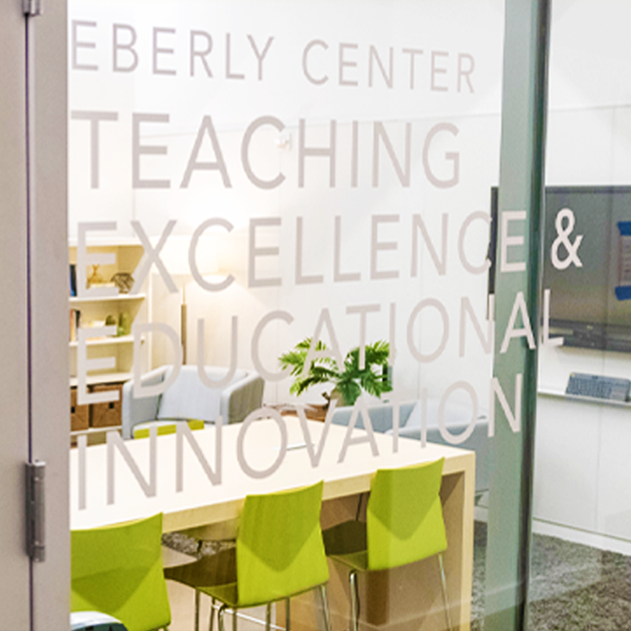 Eberly foundation space on campus