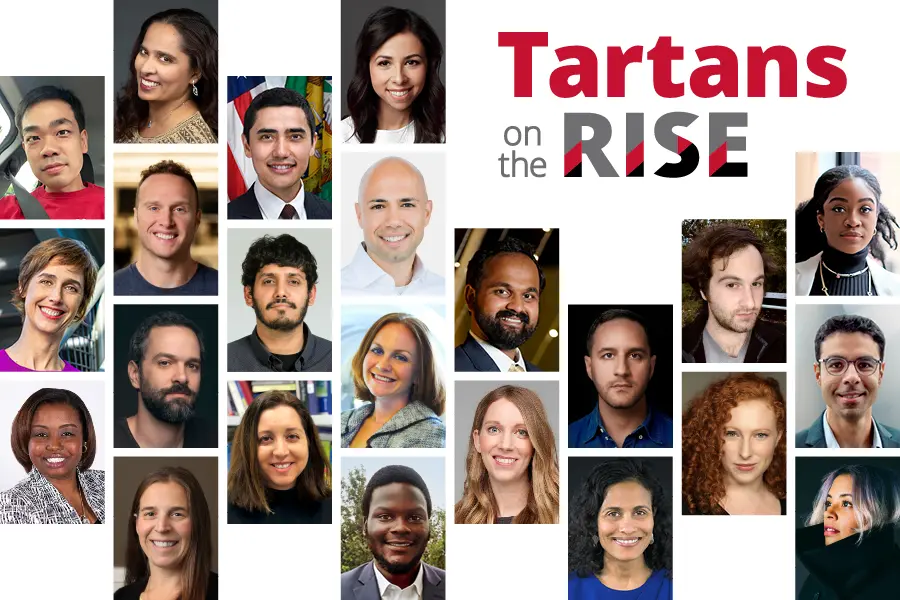 Collage of the Tartans on the Rise honorees