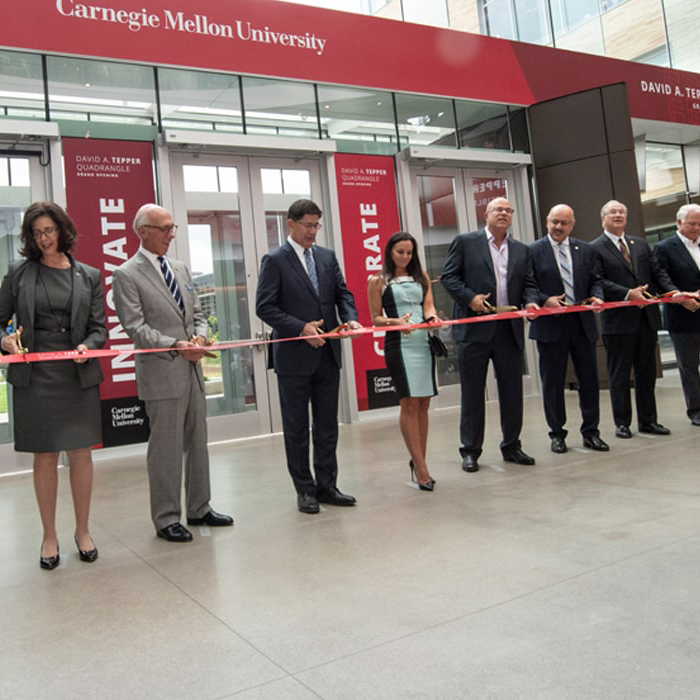 Tepper Quad Ribbon Cutting