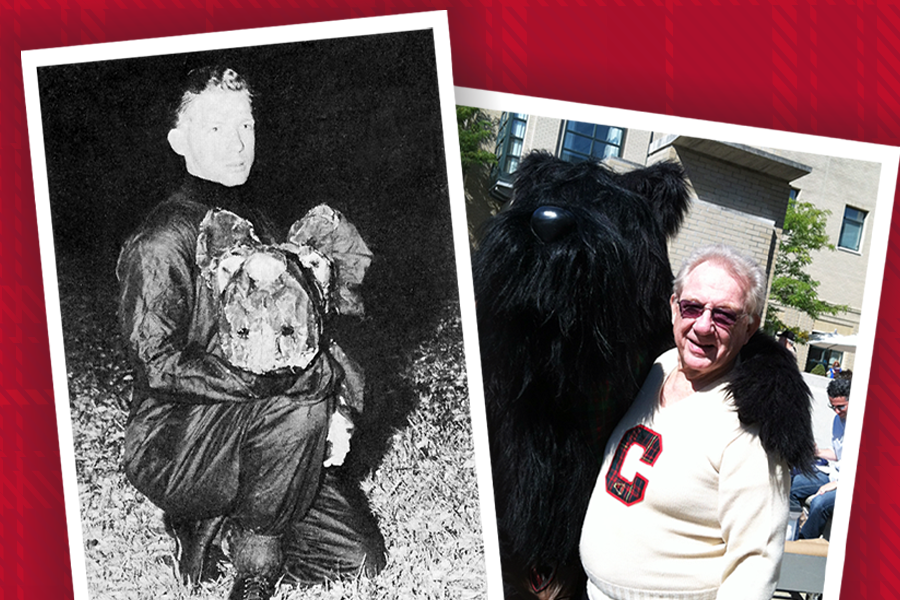 Photos of Bob Beatty and Scotty Mascot