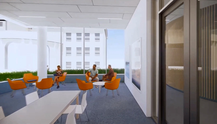 rendering of wellness lab