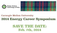 2nd annual ESTP Energy Career Symposium
