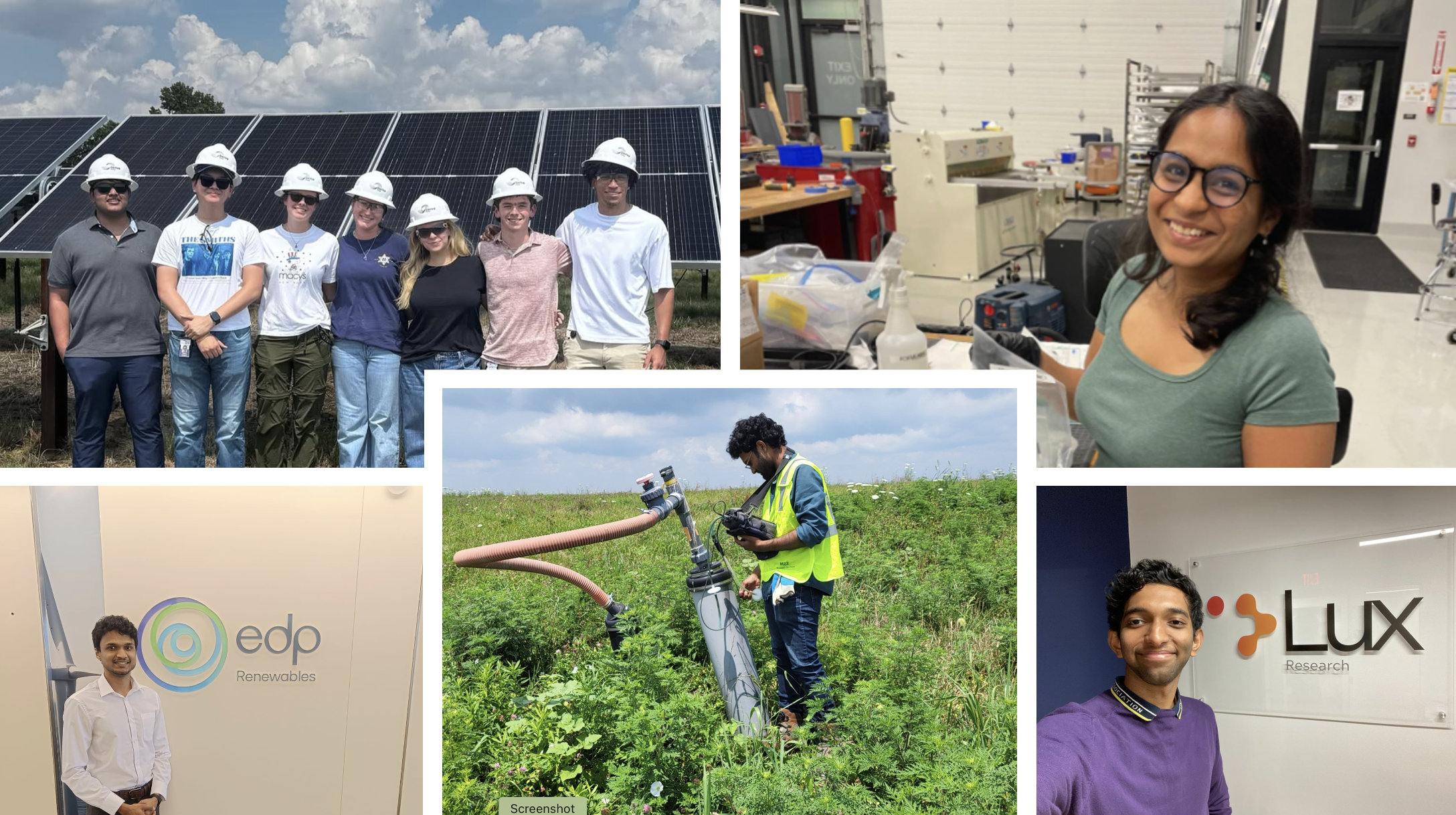 students internship pics