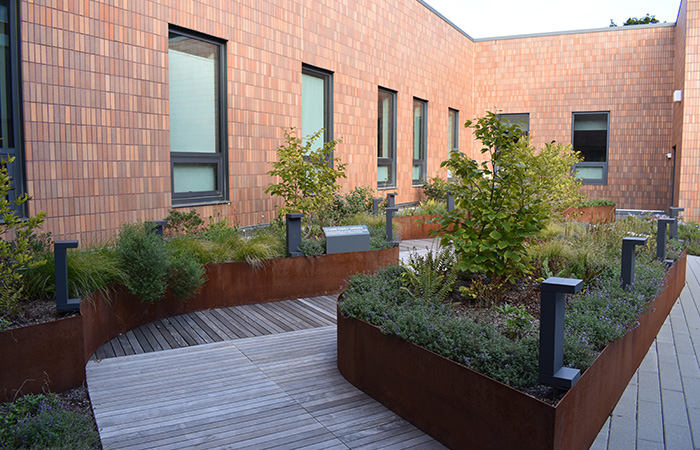 Highmark Center Terrace garden