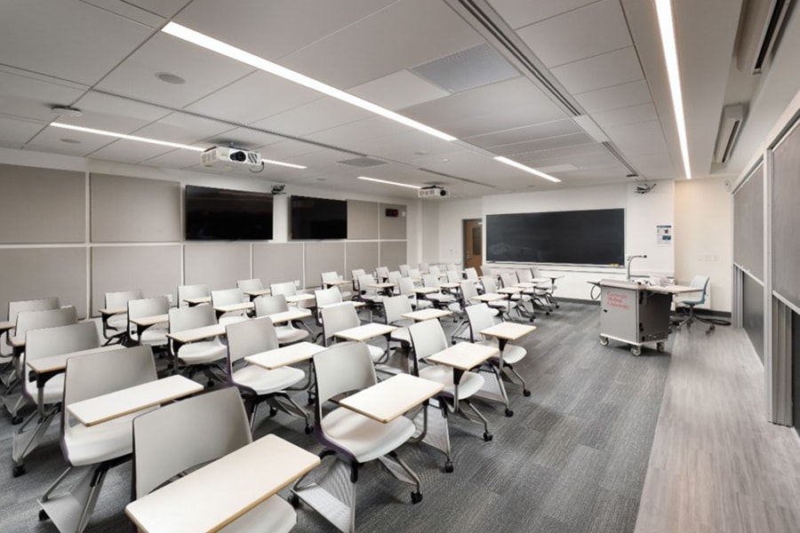 Wean Hall classroom 4623 after renovation