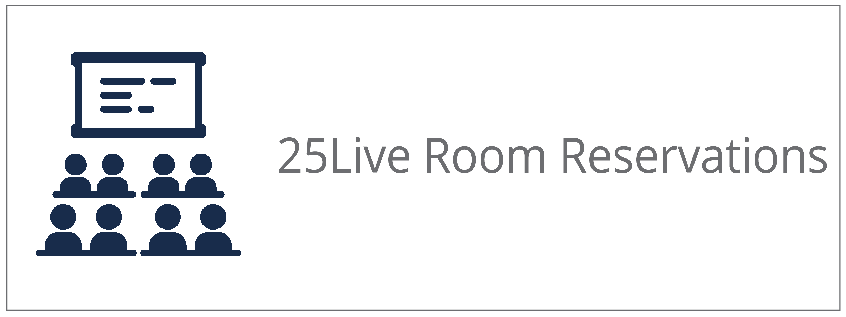 25Live Room Reservations Button