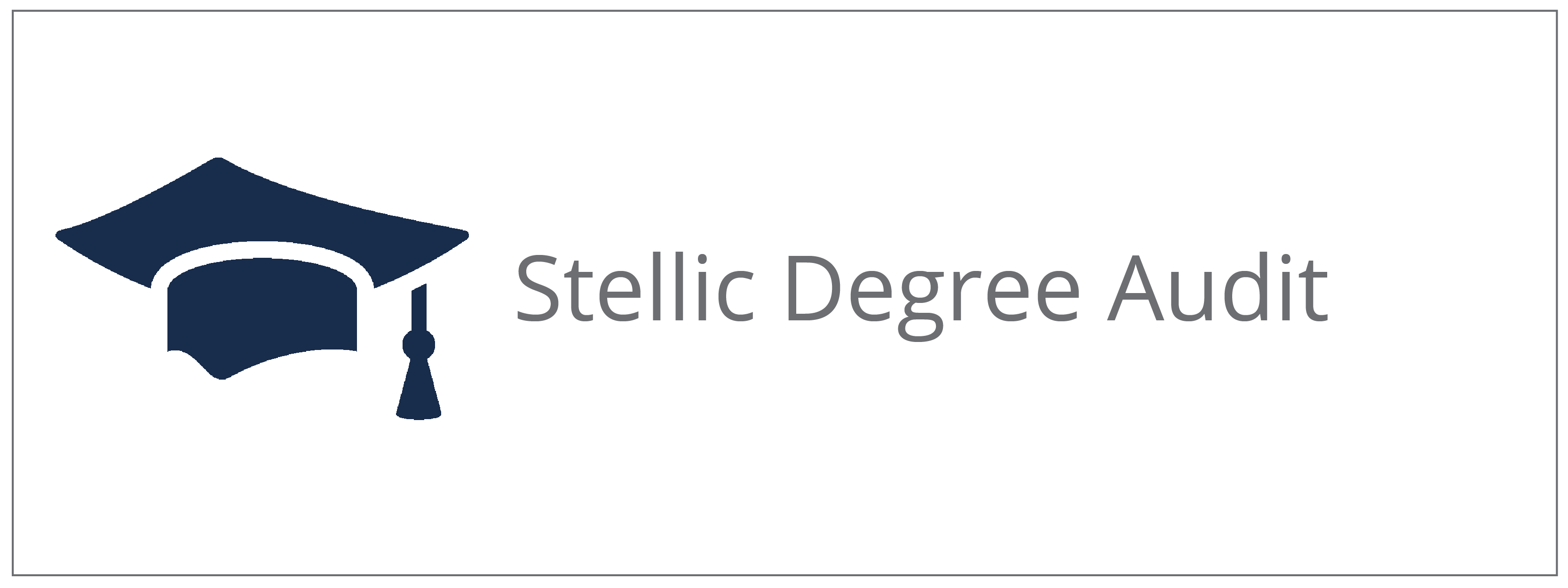 Stellic Degree Audit Button