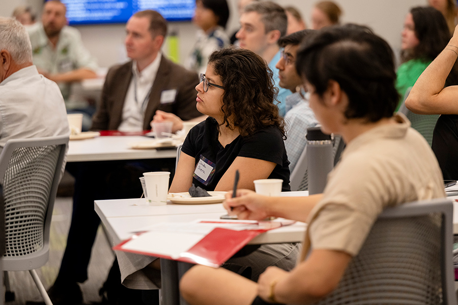 faculty at the incoming faculty orientation