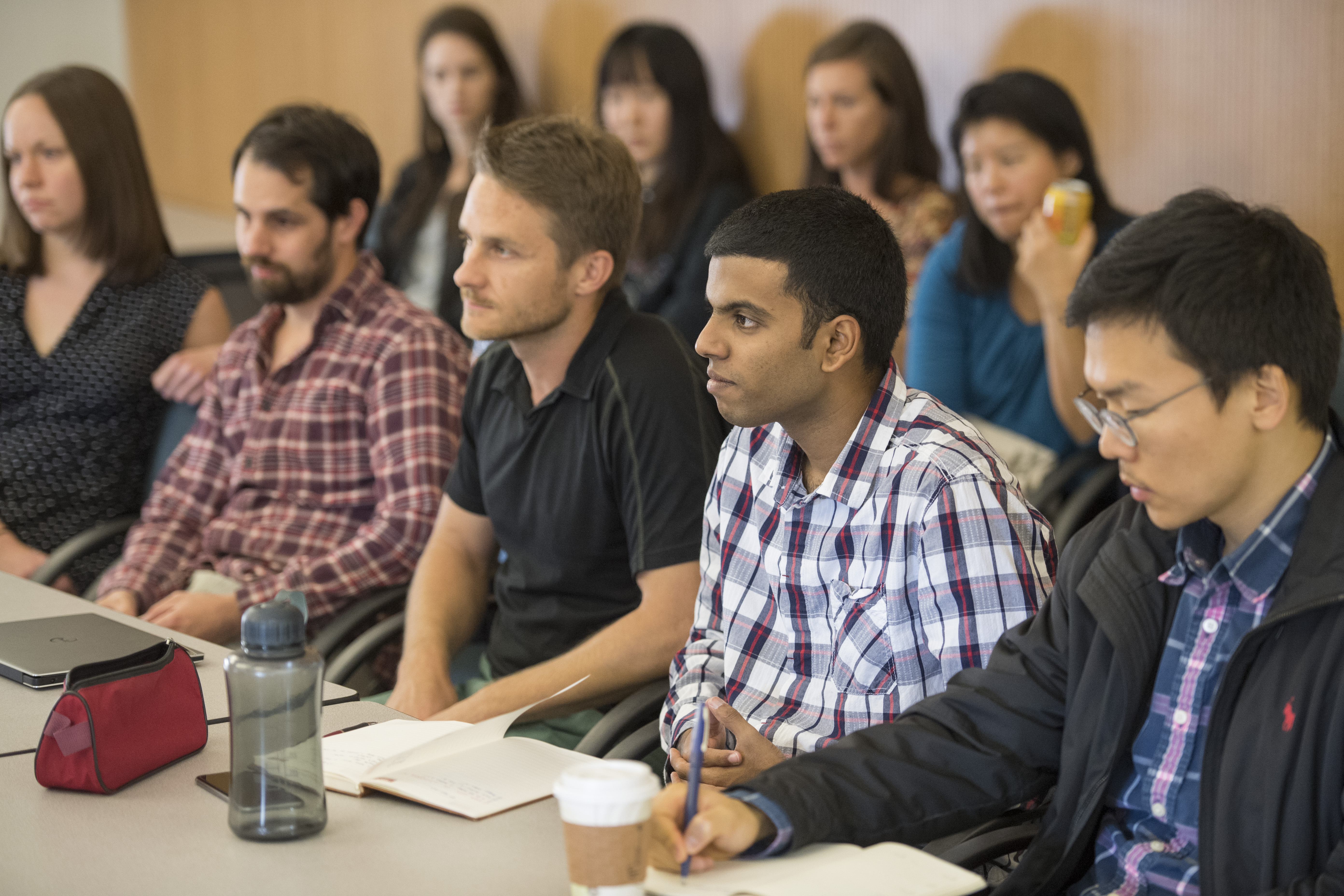 Photo of students in class listening to a lecture