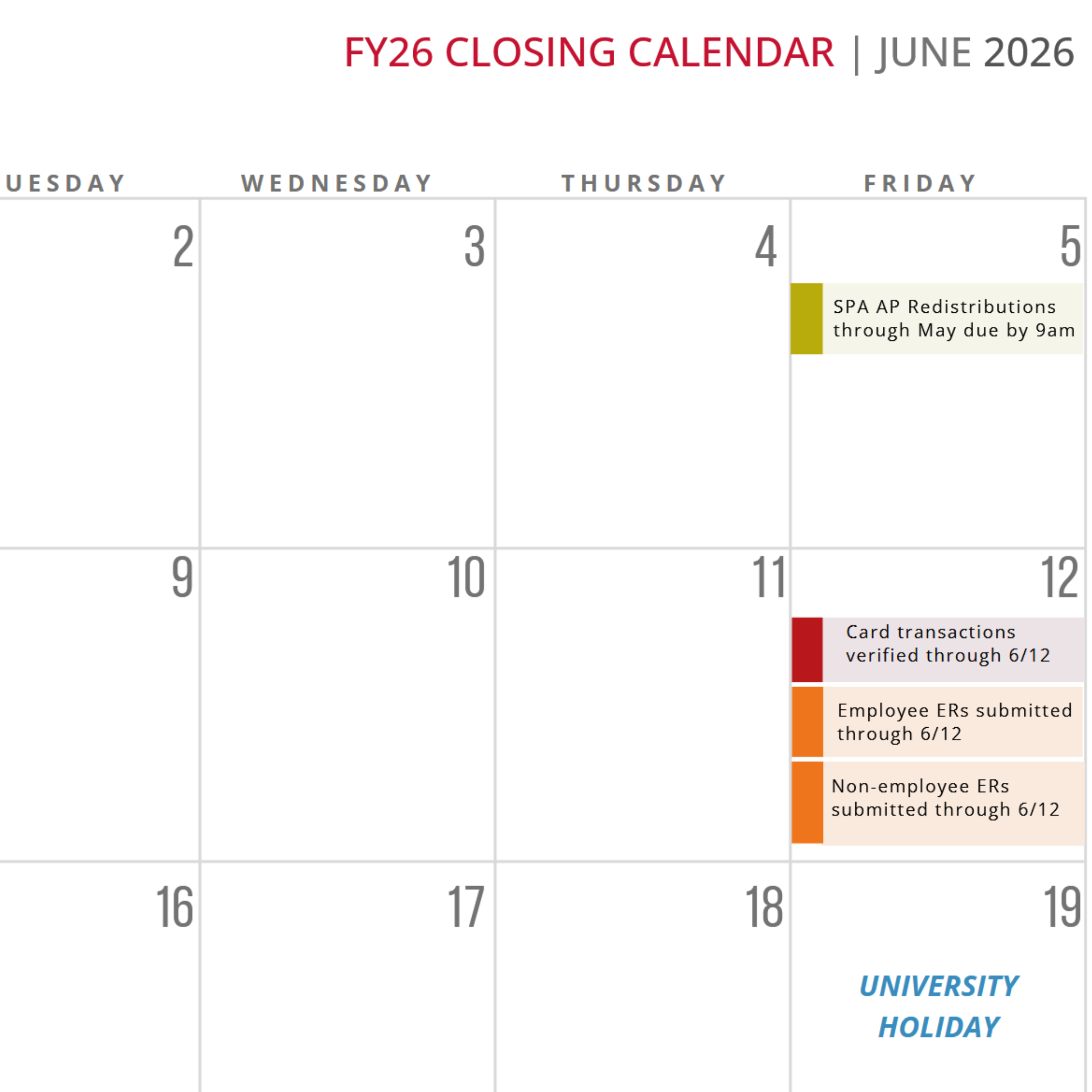 fiscal year-end calendar