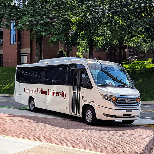 Campus shuttle bus