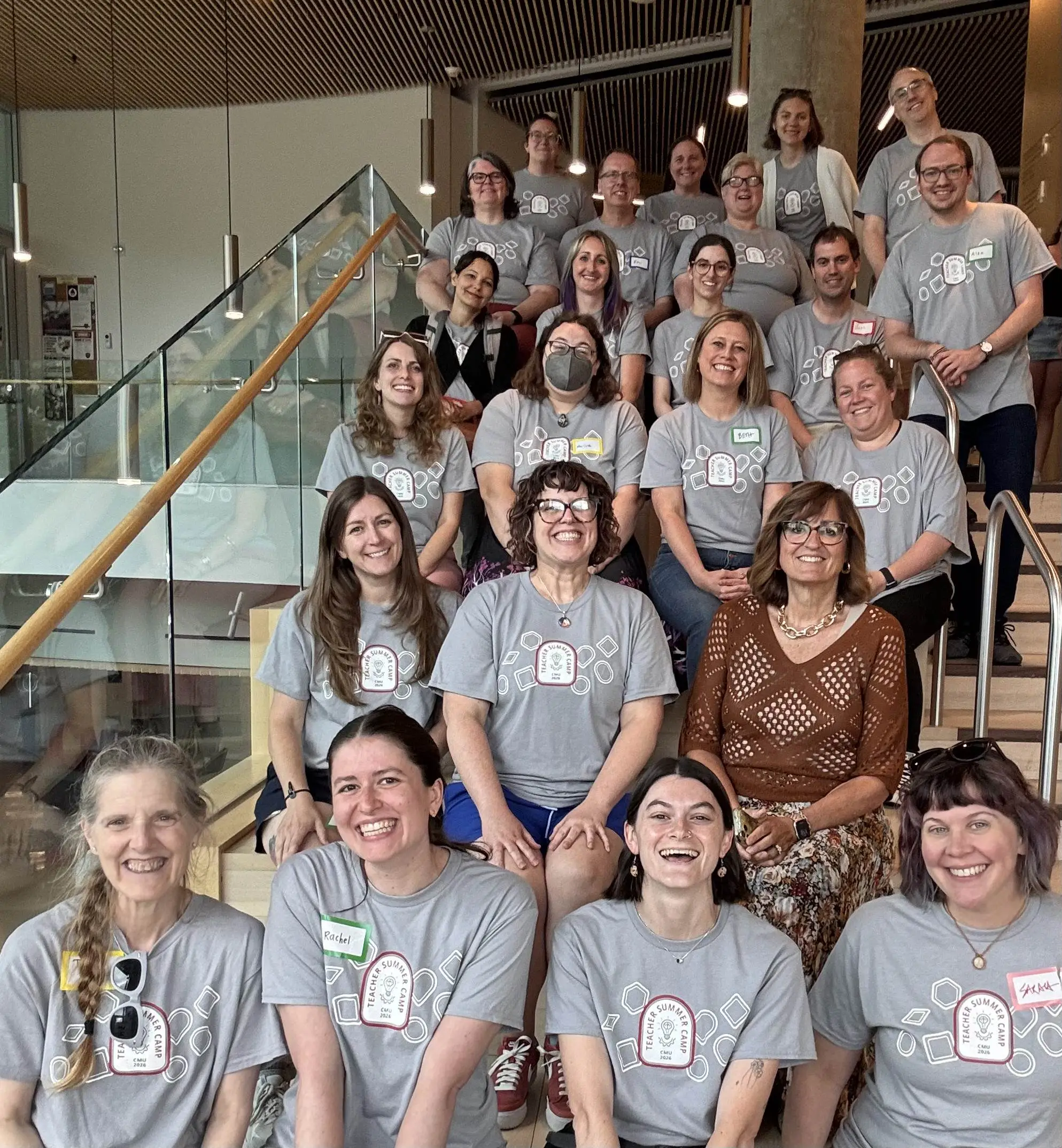 teacher summer camp group photo