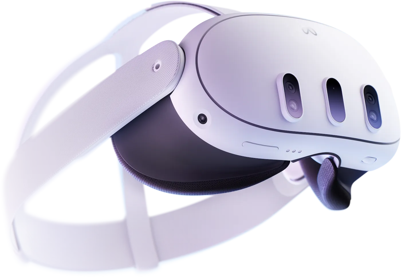 VR headset using with controllers