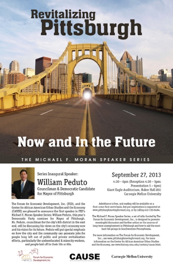 Peduto event poster