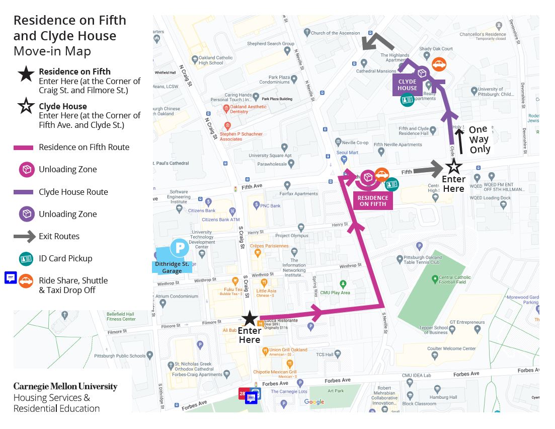 Fifth Avenue Move In Map