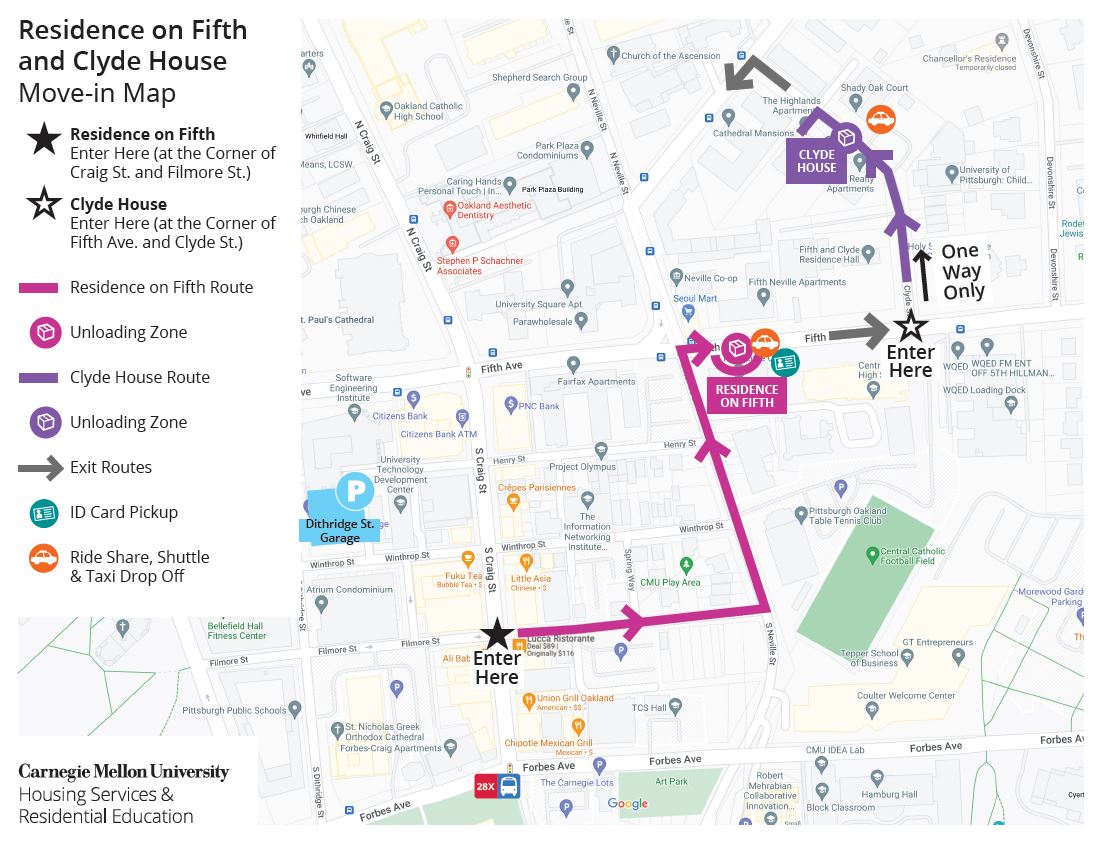 Fifth Avenue Move In Map