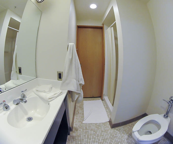 Photo of a Boss House bathroom - sink toilet and shower