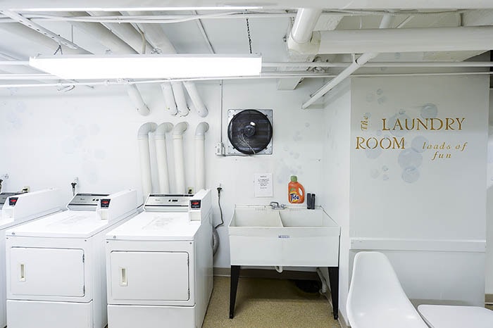 Photo of the Fairfax laundry room