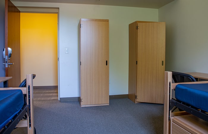 Stever House Double showing two tall dressers and desks