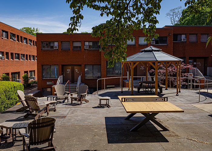 Margaret Morrison Apartments Courtyard