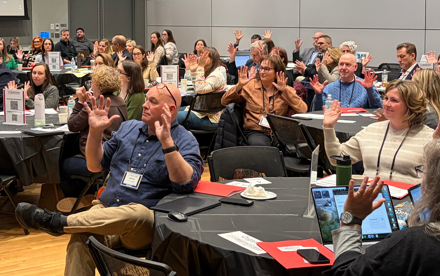 Attendees at the neurodiversity forum