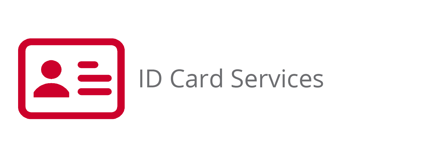 ID Card Services Button