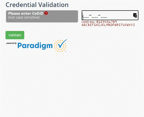 Overview video of CeValidation