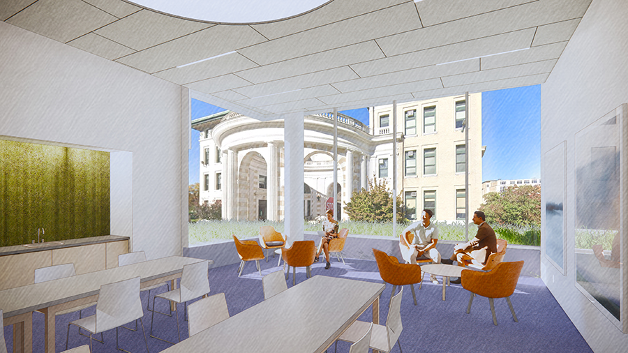 rendering of wellbeing lab