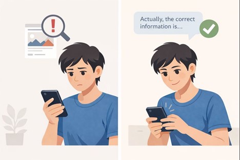 New research explores training people to respond to or report false or misleading information when they see it online.