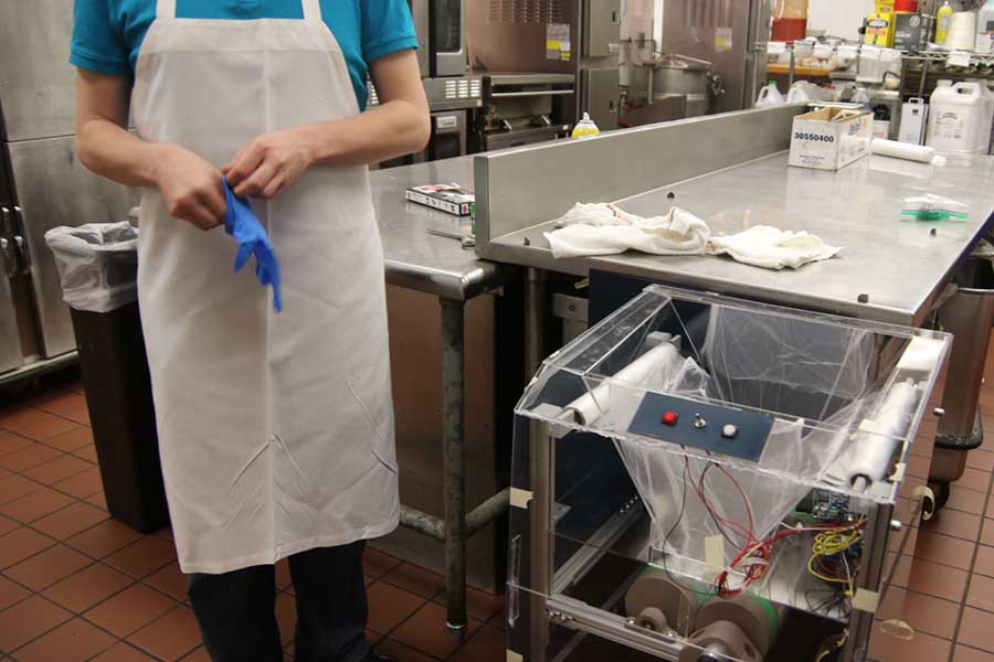 Bingley bin in a restaurant kitchen