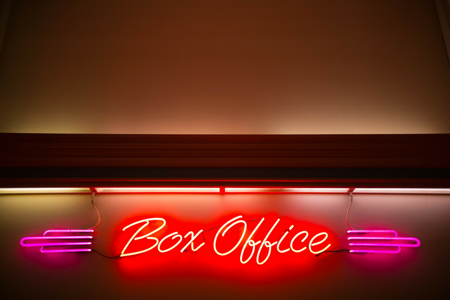 Box office sign