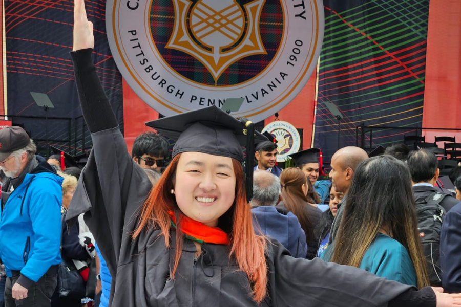 Sherrie at her graduation
