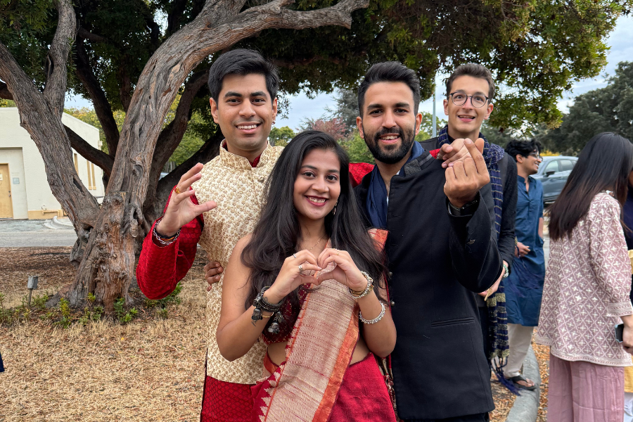 Sahaana with MSSM friends