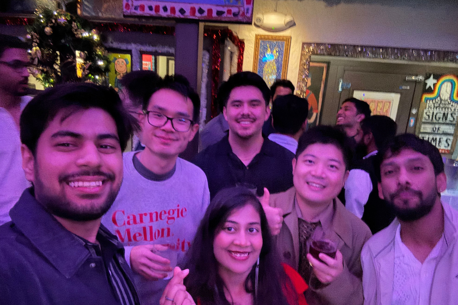 Sahaana with friends