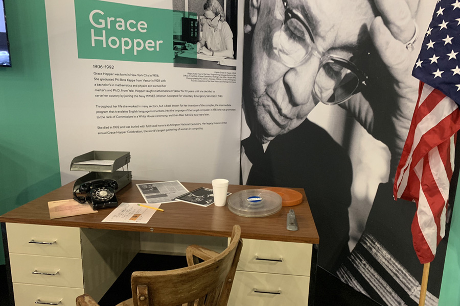 Admiral Grace Hopper's Computing Desk