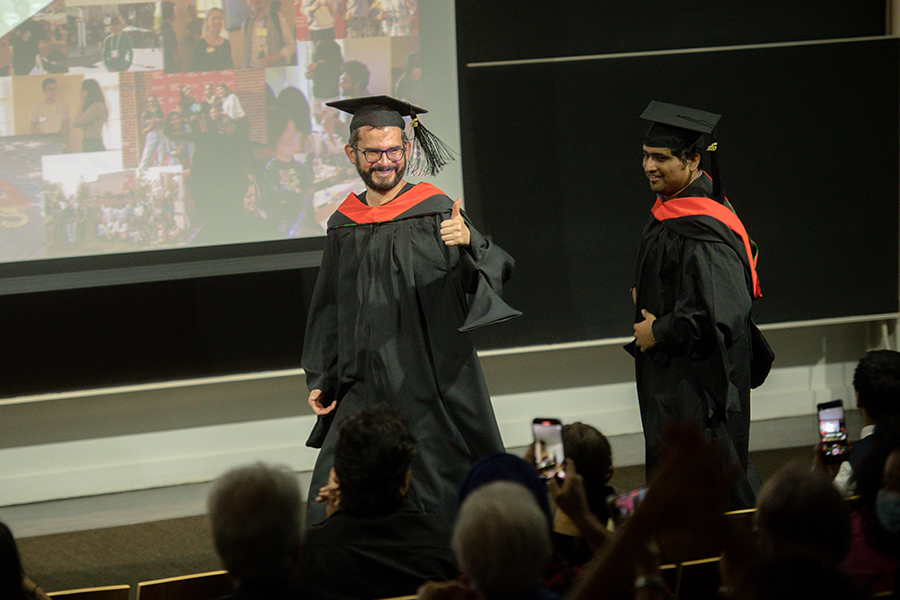 graduate crossing stage