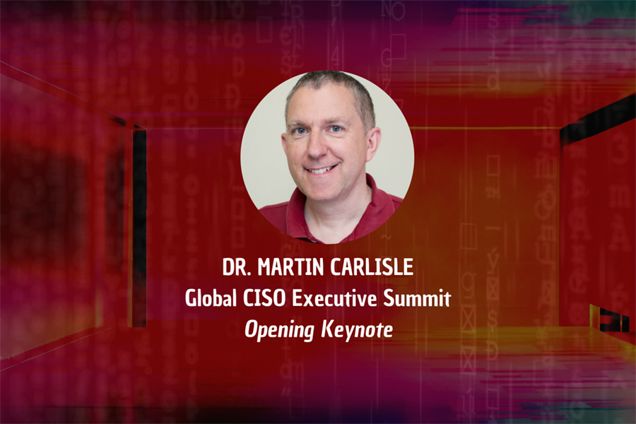 Martin Carlisle speaking at Global CISO Executive Summit 