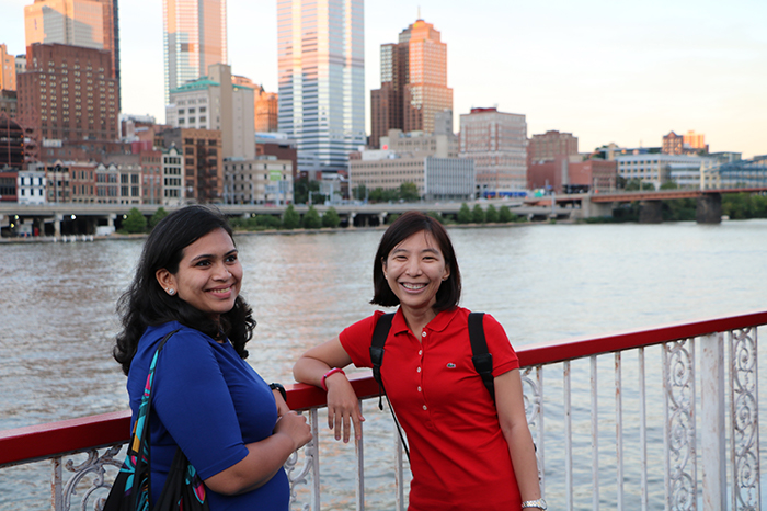 Boat cruise of Pittsburgh's three rivers