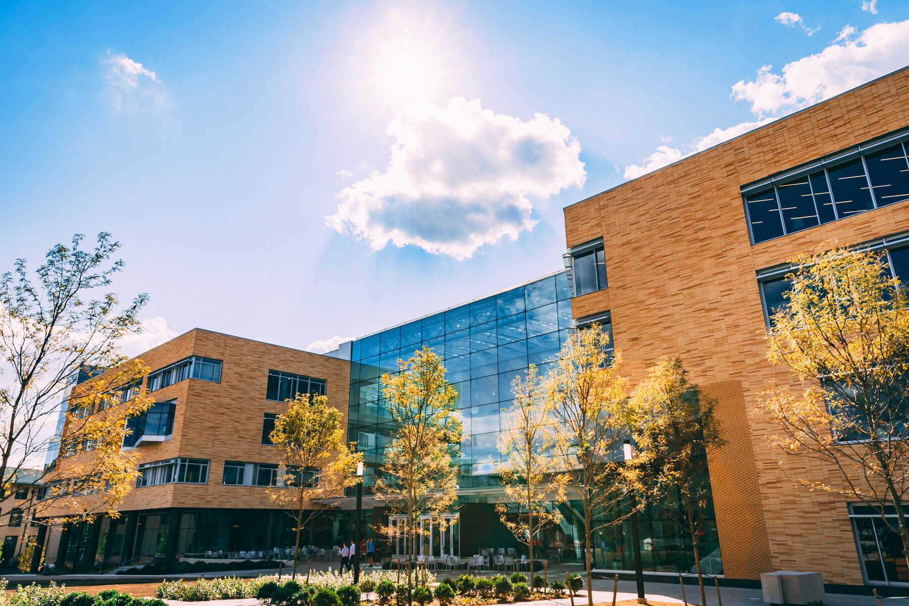 outside view of the Tepper Quad building