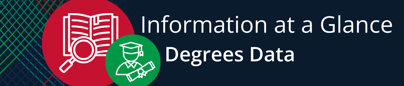 Information at a glance degrees data