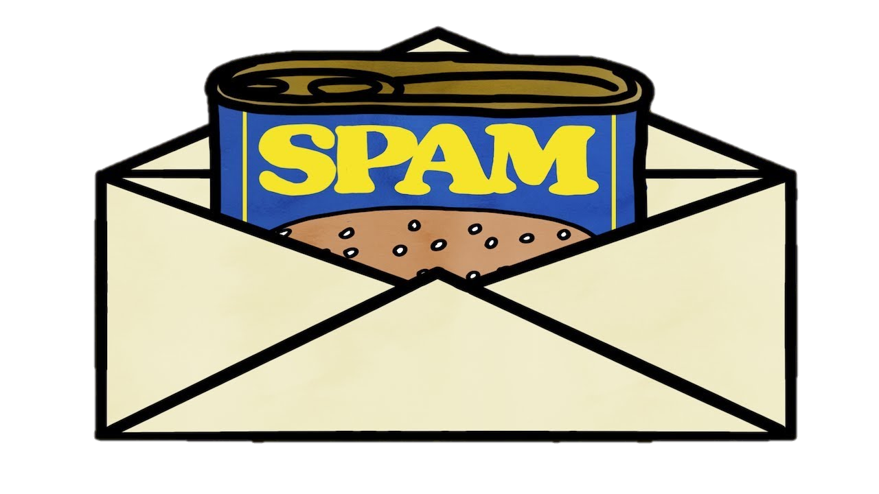 envelope with can of spam inside