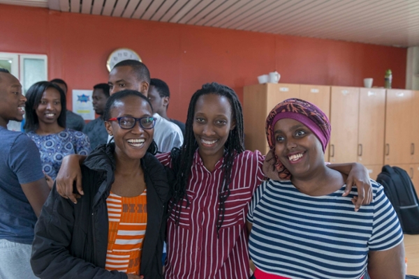 A photo of students at CMU Africa